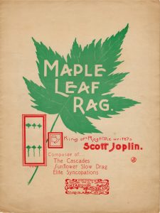 1906 cover of Maple Leaf Rag by Scott Jopin