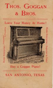 Thos. Goggan & Bros. trade card